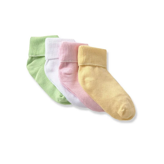 Hot Sale β Starting Out 4-Pack Single Cuffed 𧦠Socks Pink/white/grey π 5 Hot Sale β Starting Out 4-Pack Single Cuffed 𧦠Socks Pink/white/grey π - Image 3