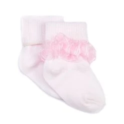 Best reviews of ❤️ Starting Out Infant Tutu-Trim Anklet 🧦 Socks 2-Pack Pink/white 😍
