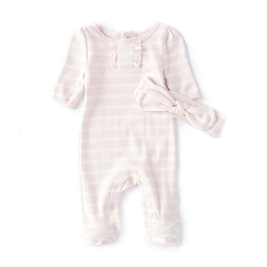 Best deal π Starting Out Baby π§ Girls Preemie-6 Months Long-Sleeve Stripe Footed Coverall Light Pink β€οΈ 3 Best deal π Starting Out Baby π§ Girls Preemie-6 Months Long-Sleeve Stripe Footed Coverall Light Pink β€οΈ