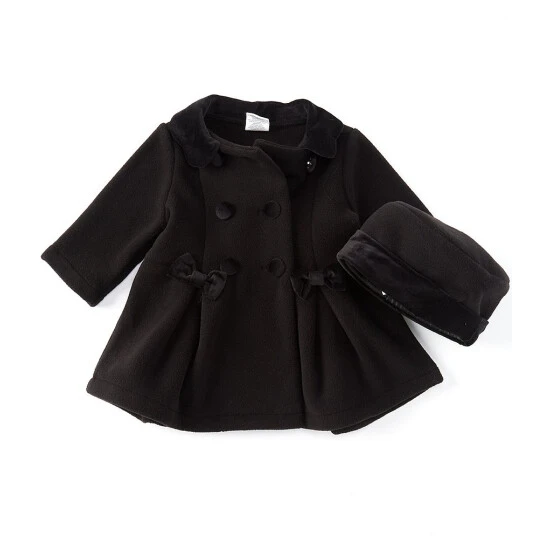 Discount ๐ Starting Out Baby ๐ง Girls 3-24 Months Bow Front Double Breasted ๐งฅ Coat & Hat Set Red ๐งจ 4 Discount ๐ Starting Out Baby ๐ง Girls 3-24 Months Bow Front Double Breasted ๐งฅ Coat & Hat Set Red ๐งจ - Image 2