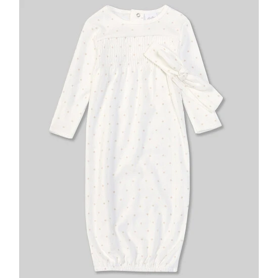 Hot Sale ๐คฉ Starting Out Baby ๐ง Girls Newborn-6 Months Dotted Gown White โ๏ธ 3 Hot Sale ๐คฉ Starting Out Baby ๐ง Girls Newborn-6 Months Dotted Gown White โ๏ธ
