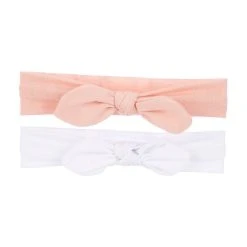 Top 10 👏 Starting Out Baby 👧 Girls 2-Pack Knotted Headband Peach/white 🔔