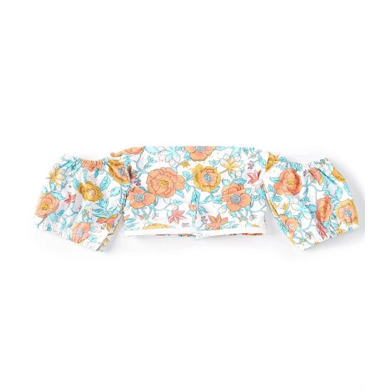 Coupon ✨ Starting Out Baby 👧 Girls Floral Floatie Cover White 😍 4 Coupon ✨ Starting Out Baby 👧 Girls Floral Floatie Cover White 😍 - Image 2