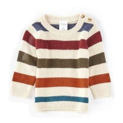 Budget 👏 Starting Out Baby Boys 3-24 Months Striped Pullover 👏