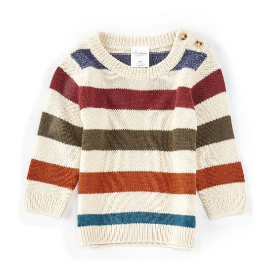Budget 👏 Starting Out Baby Boys 3-24 Months Striped Pullover 👏 3 Budget 👏 Starting Out Baby Boys 3-24 Months Striped Pullover 👏