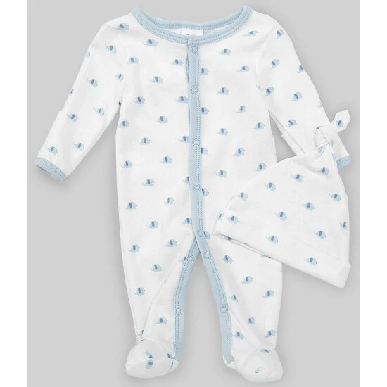 Buy 🎉 Starting Out Baby Boys Preemie-9 Months Long-Sleeve Elephant Footed Coverall & Knotted Hat Set White/blue ❤️ 3 Buy 🎉 Starting Out Baby Boys Preemie-9 Months Long-Sleeve Elephant Footed Coverall & Knotted Hat Set White/blue ❤️