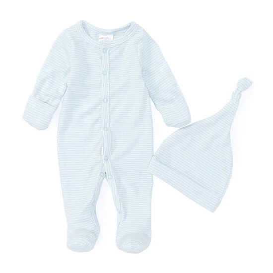 Deals 👍 Starting Out Baby Boys Preemie-9 Months Long Sleeve Footed Stipe Coverall & Knot Hat 2-Piece Set Blue 👍 3 Deals 👍 Starting Out Baby Boys Preemie-9 Months Long Sleeve Footed Stipe Coverall & Knot Hat 2-Piece Set Blue 👍