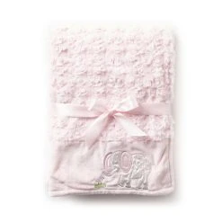 Promo 🎁 Starting Out Rosette Elephant Blanket Pink 👏