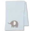 Cheap 🌟 Starting Out Baby Boys Elephant Waffle-Knit Blanket Blue 👍
