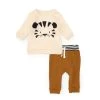 Discount 🥰 Starting Out Baby Boys Newborn-9 Months Tiger Pullover & Pants Two Piece Set Natural Oatmeal 🎉 -Starting Out Shop unnamed file 274