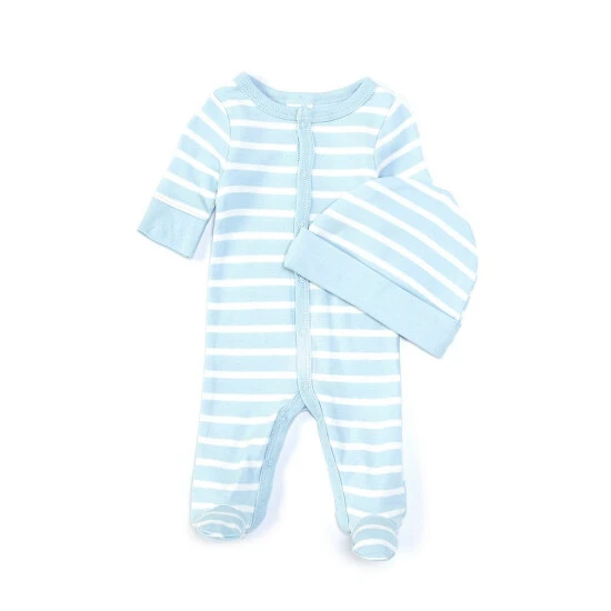 Discount π Starting Out Baby Boys Preemie-6 Months Long-Sleeve Stripe Footed Coverall Light Blue π 3 Discount π Starting Out Baby Boys Preemie-6 Months Long-Sleeve Stripe Footed Coverall Light Blue π