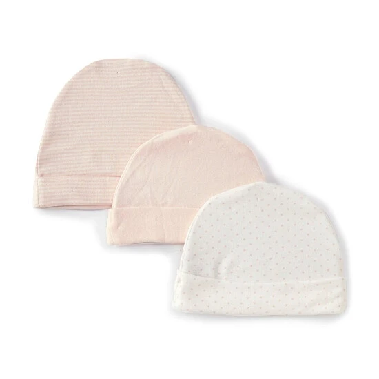Top 10 🎁 Starting Out Baby 👧 Girls Solid/Stripe/Dotted 3-Pack Beanie Pink 👏 3 Top 10 🎁 Starting Out Baby 👧 Girls Solid/Stripe/Dotted 3-Pack Beanie Pink 👏