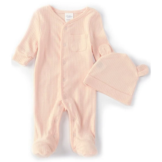 Cheap 🥰 Starting Out Baby 👧 Girls Preemie-9 Months Rib Knit Footed Coverall Pink 🎁 3 Cheap 🥰 Starting Out Baby 👧 Girls Preemie-9 Months Rib Knit Footed Coverall Pink 🎁