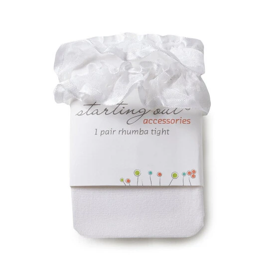 Cheap ⌛ Starting Out Scalloped Rumba Ruffle Tights White 😉 3 Cheap ⌛ Starting Out Scalloped Rumba Ruffle Tights White 😉