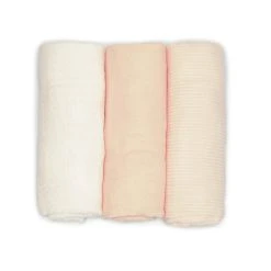 New ⭐ Starting Out Baby 👧 Girls 3-Pack Swaddle Blankets Pink ❤️