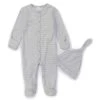 Cheapest 🔔 Starting Out Baby Preemie-9 Months Long Sleeve Mini Stripe Footed Coverall Grey ✨ -Starting Out Shop unnamed file 348
