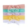 Hot Sale 🌟 Starting Out Baby 👧 Girls Small Solid Knit Bow Headwrap 5-Pack Multi 😀 -Starting Out Shop unnamed file 349