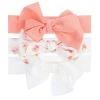 New 👍 Starting Out Baby 👧 Girls Texture Bow Headwrap 3-Pack Set White/pink 🛒