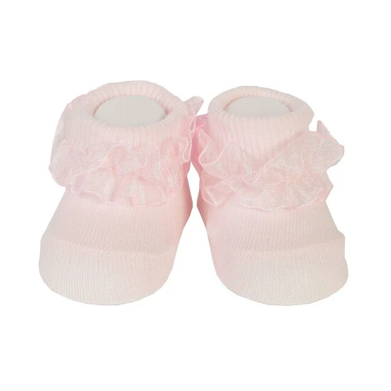 Coupon ๐ Starting Out Baby ๐ง Girls Ruffle-Trim Turn Cuff Booties Pink ๐งจ 3 Coupon ๐ Starting Out Baby ๐ง Girls Ruffle-Trim Turn Cuff Booties Pink ๐งจ