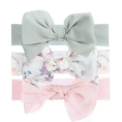Top 10 🌟 Starting Out Baby 👧 Girls Headwrap Bow 3-Pack Set Pink/white/sage 👏