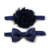 Discount 🛒 Starting Out Baby 👧 Girls 2-Pack Frayed Flower/Bow Headband Navy 🔔 -Starting Out Shop unnamed file 382