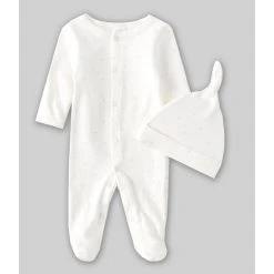 Top 10 🥰 Starting Out Baby Preemie-9 Months Long-Sleeve Star-Print Footed Coverall Set White ⌛
