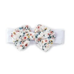 Promo ⭐ Starting Out Baby 👧 Girls Floral Print Eyelet Bow White 🎁