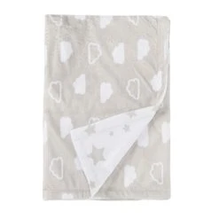 Wholesale 🔥 Starting Out Baby Cloud Print Blanket Grey ✔️