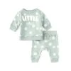 Flash Sale 🎉 Starting Out Baby 👧 Girls Newborn-24 Months Dot Print Little One Top & Pull On Pants 2-Piece Set Green ⭐ -Starting Out Shop unnamed file 408