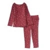 Wholesale ✨ Starting Out Baby 👧 Girls 12-24 Months Floral Print Long Sleeve Tee & Dot Print Pant 2- Piece Set Burgundy ⭐ -Starting Out Shop unnamed file 409