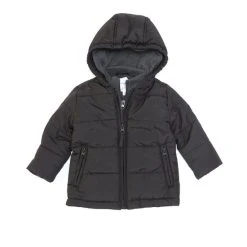 Top 10 ❤️ Starting Out Baby 12-24 Months Quilted Puffer Front Zip Hooded 🧥 Coat Black 🔔