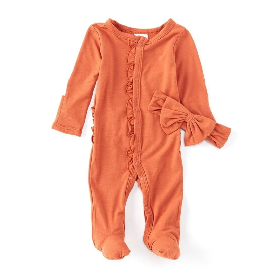 Budget 👏 Starting Out Baby 👧 Girls Newborn-9 Months Footed Coverall Bruschetta ⭐ 3 Budget 👏 Starting Out Baby 👧 Girls Newborn-9 Months Footed Coverall Bruschetta ⭐