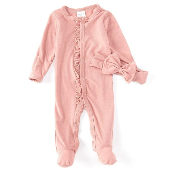 Budget 👏 Starting Out Baby 👧 Girls Newborn-9 Months Footed Coverall Bruschetta ⭐ 5 Budget 👏 Starting Out Baby 👧 Girls Newborn-9 Months Footed Coverall Bruschetta ⭐ - Image 3