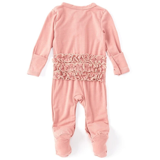 Budget 👏 Starting Out Baby 👧 Girls Newborn-9 Months Footed Coverall Bruschetta ⭐ 6 Budget 👏 Starting Out Baby 👧 Girls Newborn-9 Months Footed Coverall Bruschetta ⭐ - Image 4
