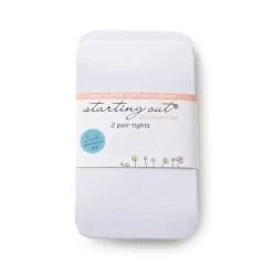 Best deal 🔥 Starting Out 2-Pack Microfiber Tights White 🥰