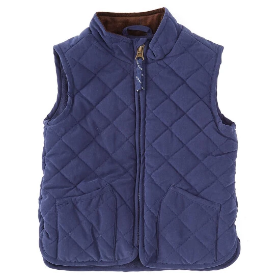 Best deal ⭐ Starting Out Baby 12-24 Months Peached Fleece Lined Quilted Vest Navy 🔔 4 Best deal ⭐ Starting Out Baby 12-24 Months Peached Fleece Lined Quilted Vest Navy 🔔 - Image 2
