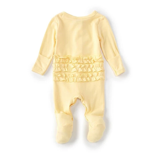 Brand new π Starting Out Baby Girl Newborn-6 Months Long Sleeve V-Neck Knit Coverall & Matching Bow Headband Set Yellow π 4 Brand new π Starting Out Baby Girl Newborn-6 Months Long Sleeve V-Neck Knit Coverall & Matching Bow Headband Set Yellow π - Image 2