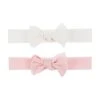 Brand new ⌛ Starting Out Baby 👧 Girls 2-Pack Medium Shimmer Bow Headband Pink/ivory 🎁 -Starting Out Shop unnamed file 92